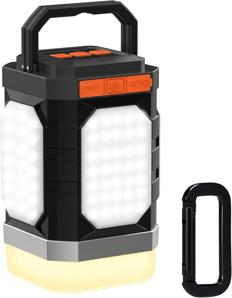 【新品】LEDランタン 充電式 30000mAh大容量 モバイルバッテリー機能付 Amazon.co.jp: SAMUUN LEDランタン 充電式 【30000mAh大容量&2台同時